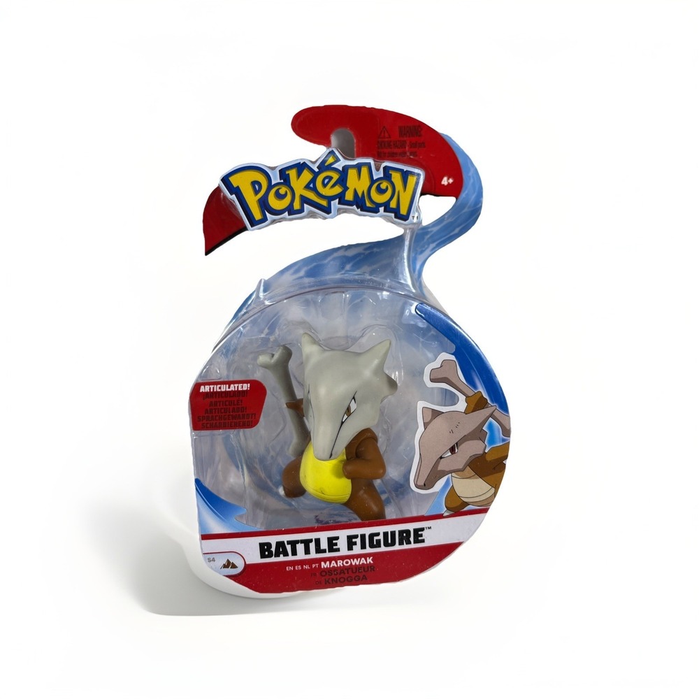 Jazwares POKEMON~Marowak Articulated Battle Figure~Toy~NEW in box~2023~Series 4~